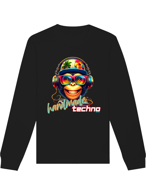 handmade Techno Monkey head Sweater