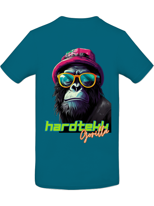 Hardtekk Gorilla Shirt back print