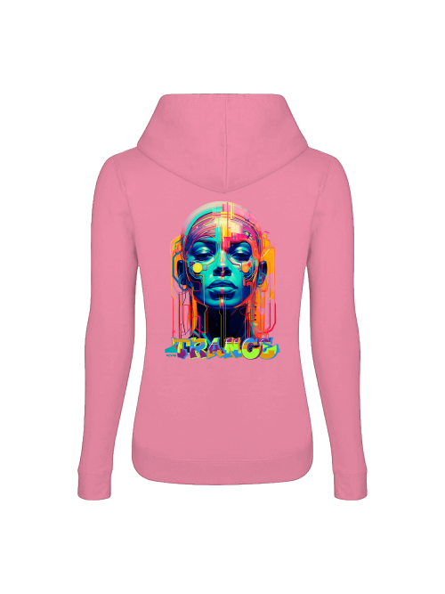 Trance Girlie Hoodie back print