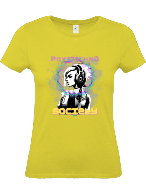 Ravetechno society Girlie Shirt