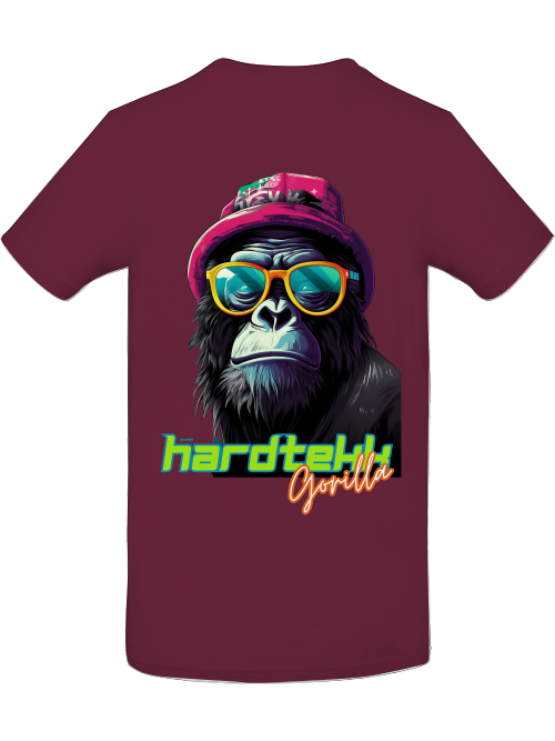 Hardtekk Gorilla Shirt back print