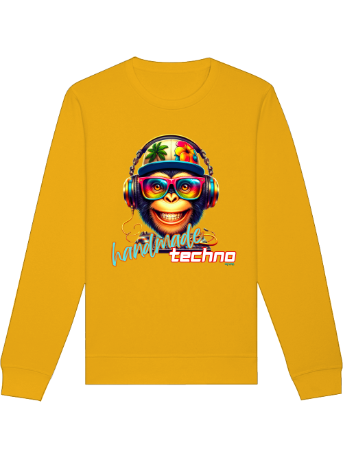 handmade Techno Monkey head Sweater
