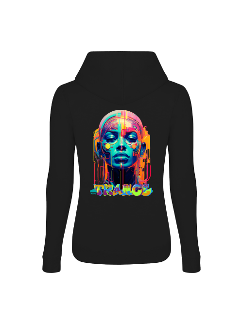 Trance Girlie Hoodie back print