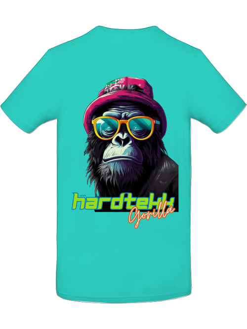 Hardtekk Gorilla Shirt back print