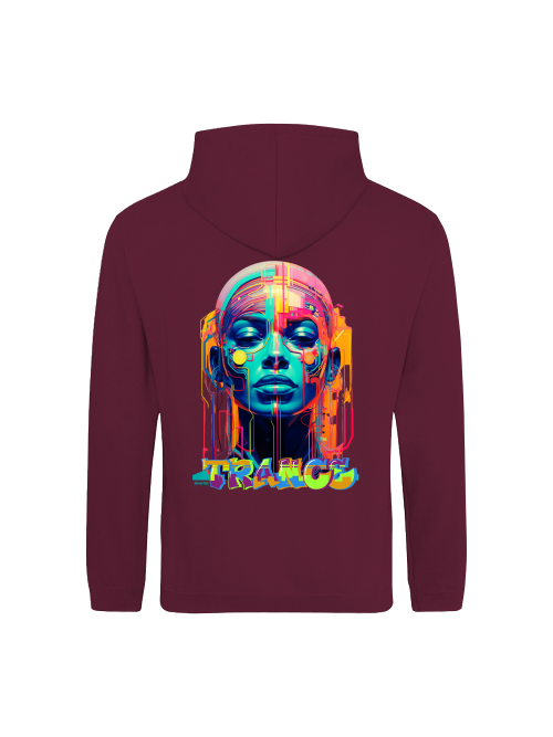 Trance Hoodie back print