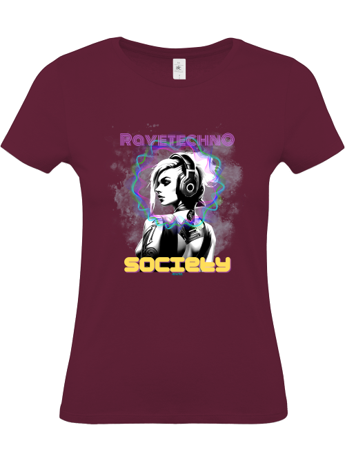 Ravetechno society Girlie Shirt