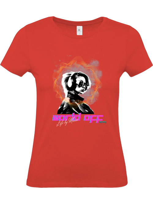 World off Girlie Shirt