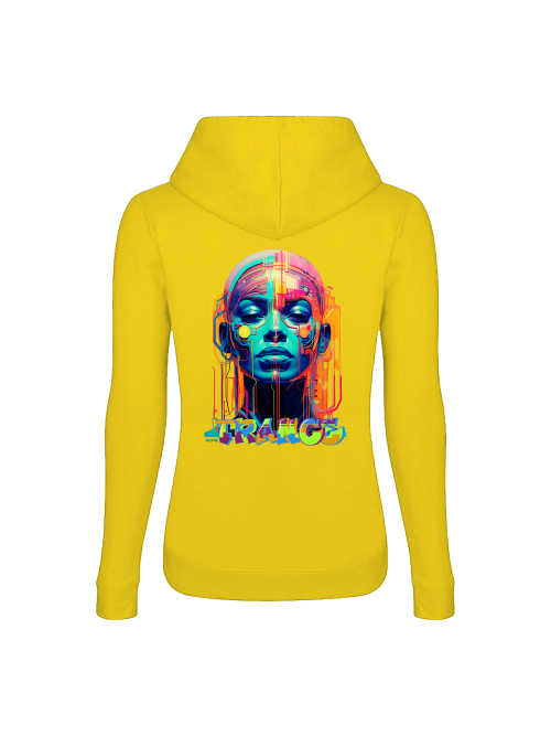 Trance Girlie Hoodie back print