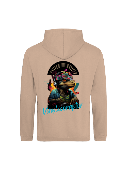 Vinylicoraptor Hoodie back print