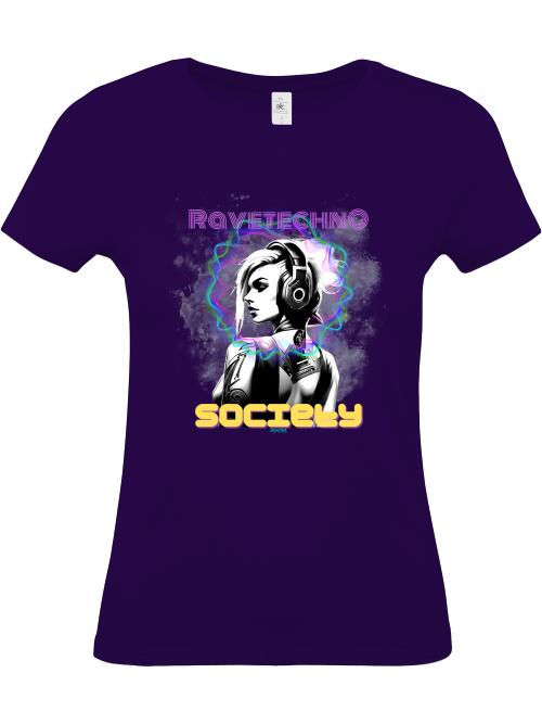 Ravetechno society Girlie Shirt
