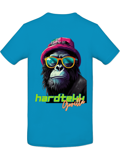 Hardtekk Gorilla Shirt back print