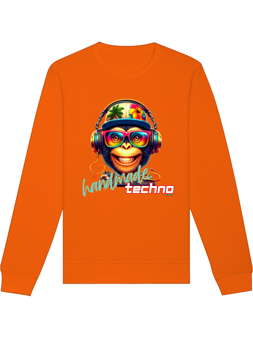 handmade Techno Monkey head Sweater