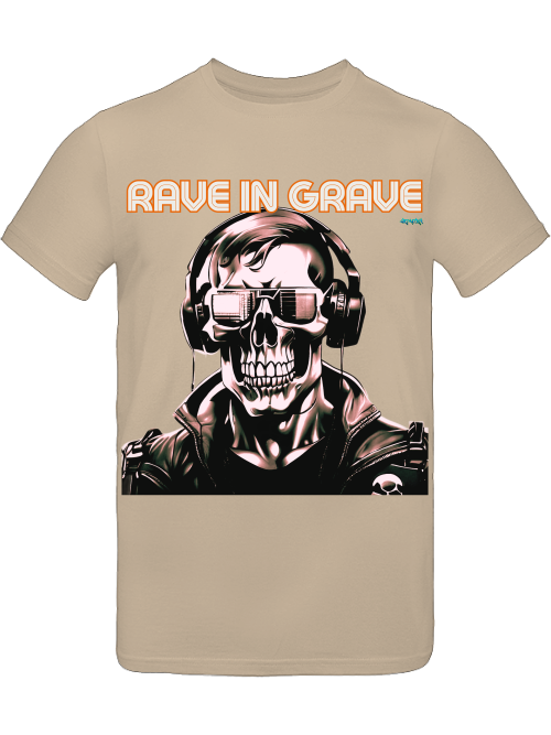 Rave in Grave skull shirt