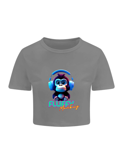 Fluffy Monkey half Shirt