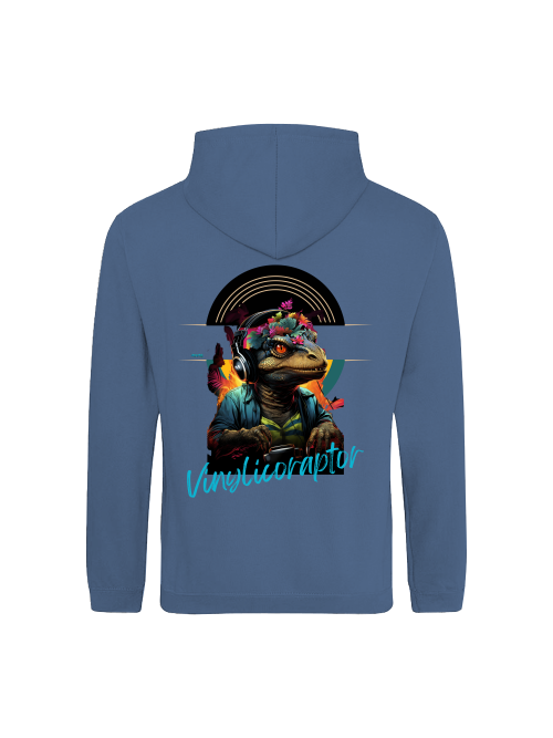 Vinylicoraptor Hoodie back print