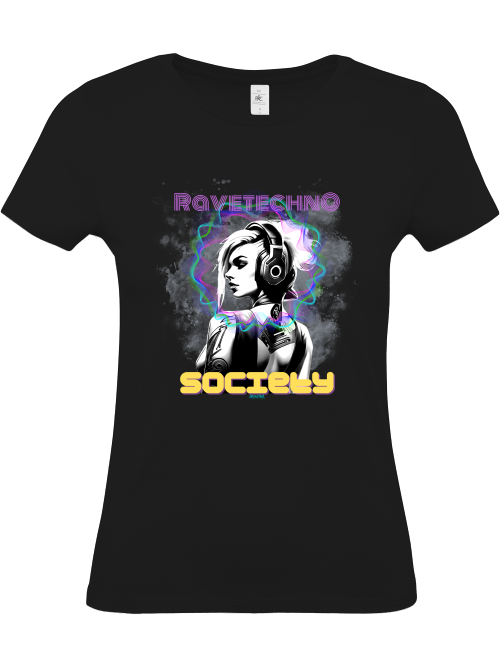 Ravetechno society Girlie Shirt