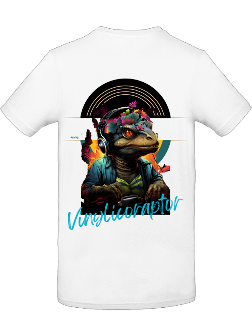 Vinylicoraptor Shirt back print
