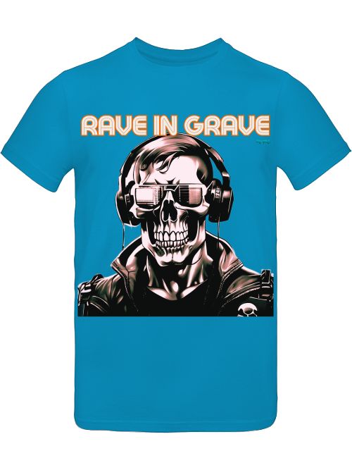 Rave in Grave skull shirt