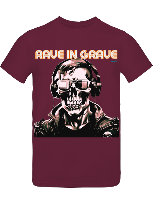 Rave in Grave skull shirt
