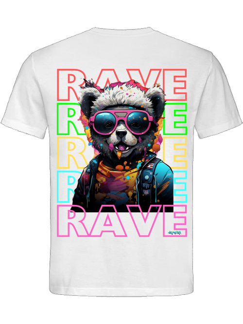 Rave Teddy back print