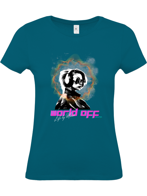 World off Girlie Shirt
